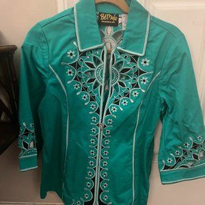 Bob Mackie Wearable Art Blouse